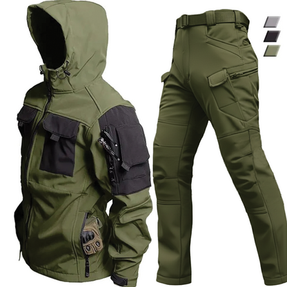 Men's Outdoor Exploration Gear Kit for Fall and Winter Everyday Wear Dark Green