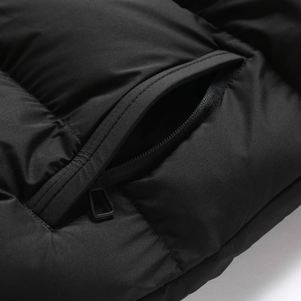 Men's Insulated Down Puffer Jacket for Fall and Winter Everyday Wear