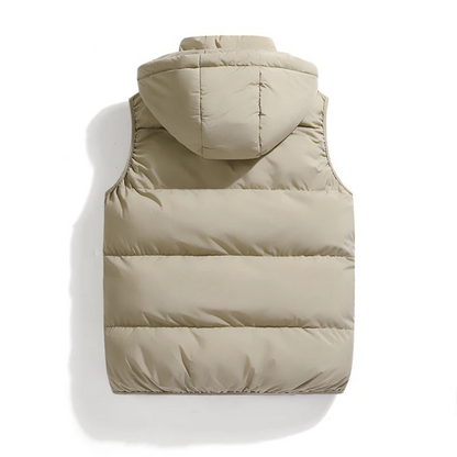 Men's Insulated Down Puffer Jacket for Fall and Winter Everyday Wear Khaki