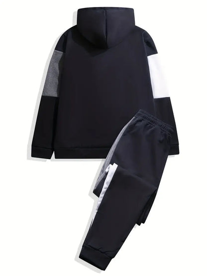 Men's Stylish Hoodie Set for Fall and Winter Everyday Wear