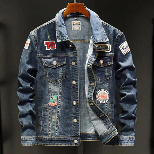 Men's Stylish and Versatile '79 Denim Jacket for Every Occasion Blue