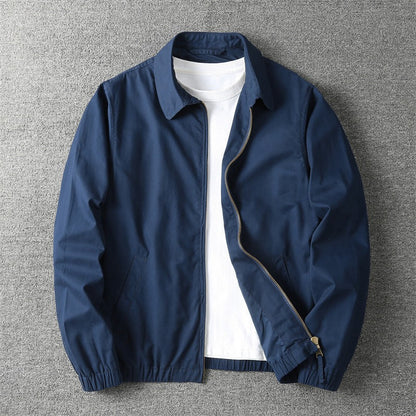 Men's Casual Lightweight Jacket for Fall and Winter Everyday Wear Navy