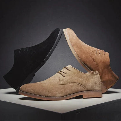 Men's Classic Formal Leather Dress Shoes for Daily Use Warm