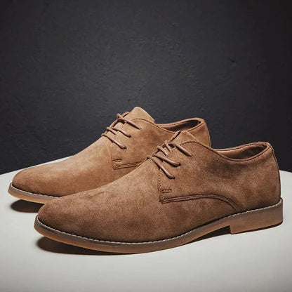 Men's Classic Formal Leather Dress Shoes for Daily Use Warm Brown