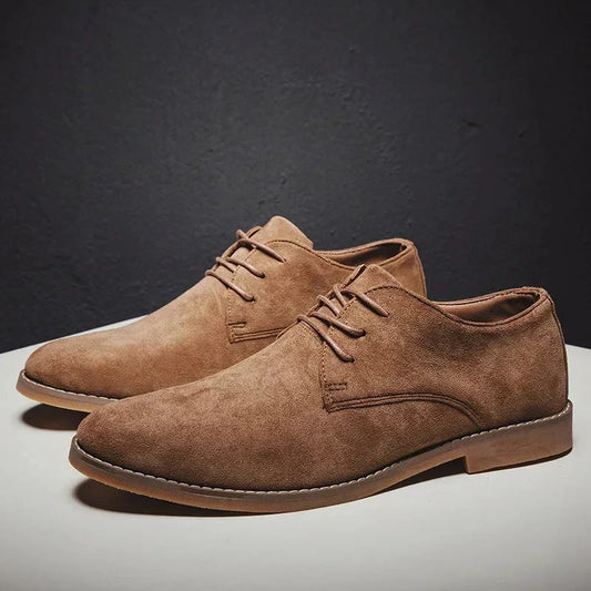 Men's Classic Formal Leather Dress Shoes for Daily Use Warm Brown