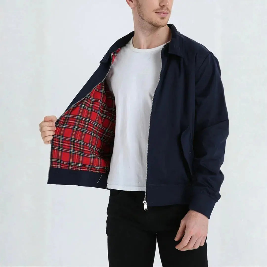 Men's Classic Lightweight Jacket for Fall and Winter Everyday Wear
