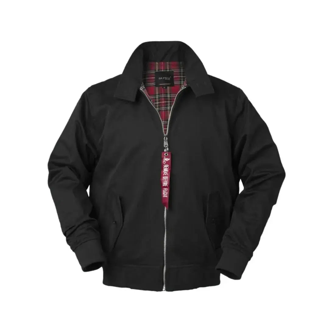 Men's Classic Lightweight Jacket for Fall and Winter Everyday Wear Black