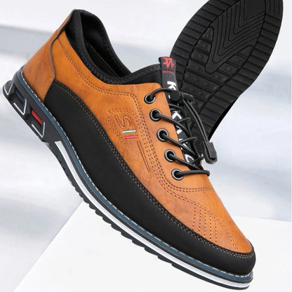 Men's Classic Low-Top Lace-Up Casual Sneakers for Daily Use