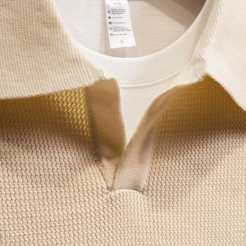 Men's Collared Pullover Sweater for Fall and Winter Everyday Wear
