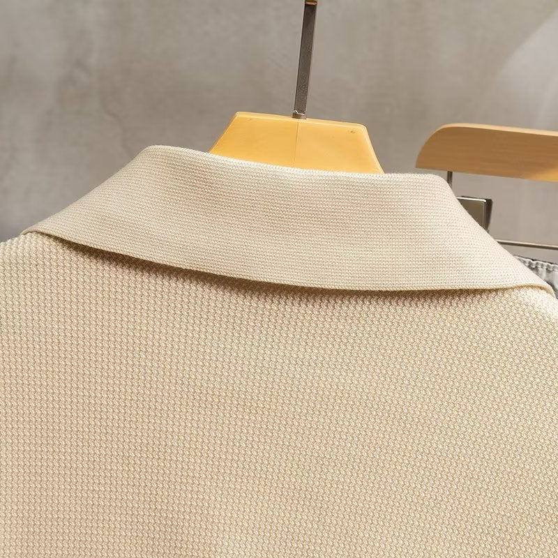 Men's Collared Pullover Sweater for Fall and Winter Everyday Wear