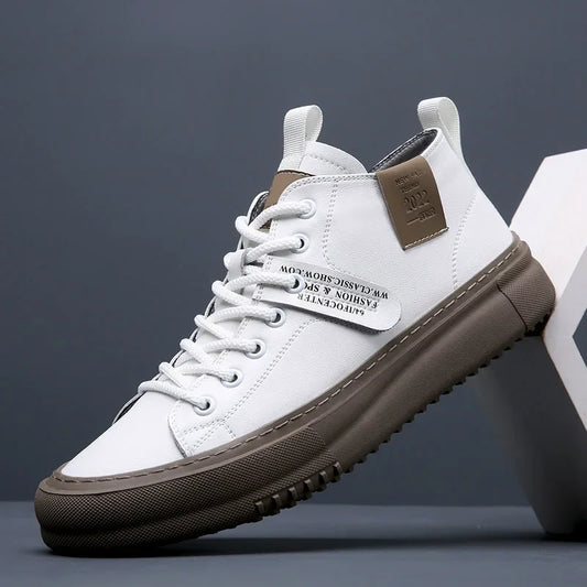 Men's Comfortable Orthopedic Sneakers for Support and Style White