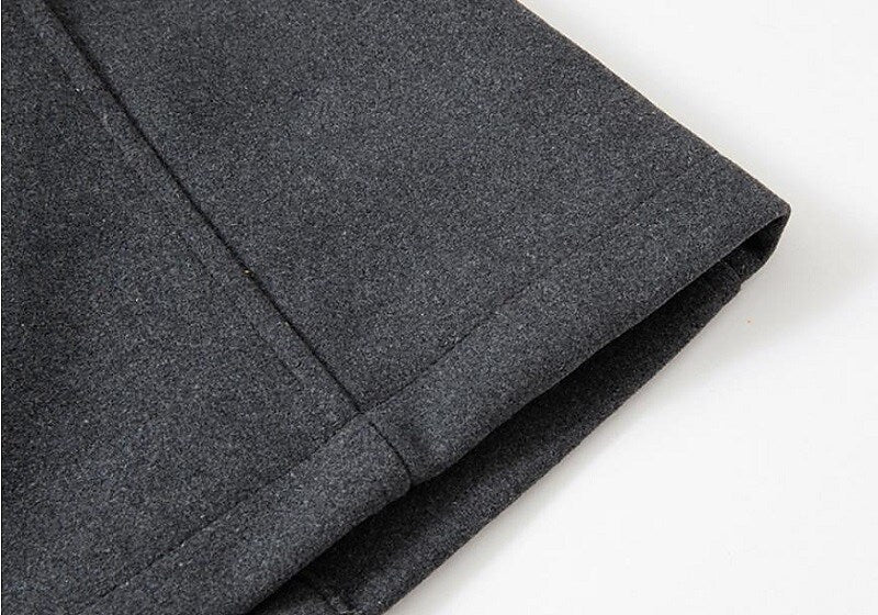 Men's Double-Breasted Pea Coat for Fall and Winter Everyday Wear