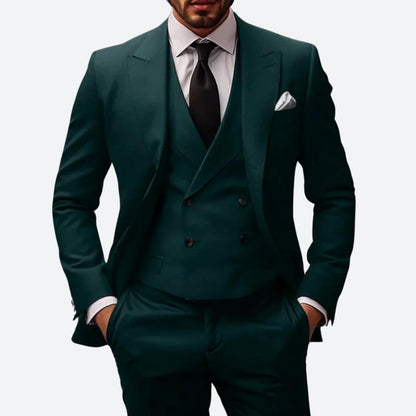 Men's Stylish Suit for Formal Events and Special Occasions Green