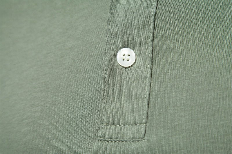 Men's Fitted Casual Polo Shirt for Fall and Winter Everyday Wear