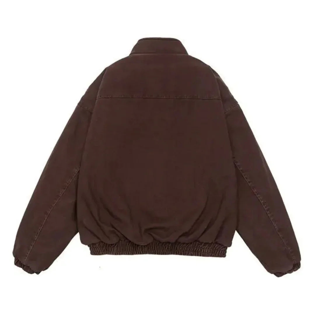 Men's Insulated Fleece-Lined Jacket for Fall and Winter Everyday Wear