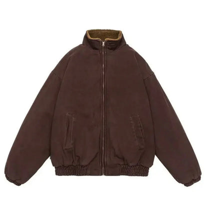 Men's Insulated Fleece-Lined Jacket for Fall and Winter Everyday Wear