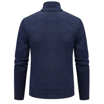 Men's Full-Zip Cardigan Sweater for Fall and Winter Everyday Wear