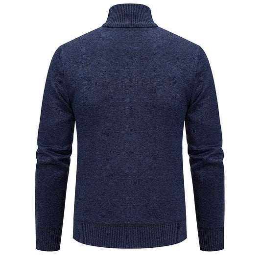 Men's Full-Zip Cardigan Sweater for Fall and Winter Everyday Wear