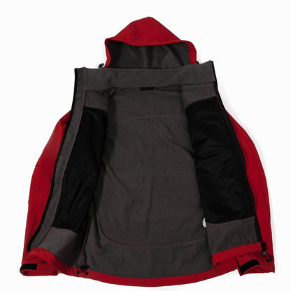 Men's Full Zip Hooded Jacket for Fall and Winter Everyday Wear
