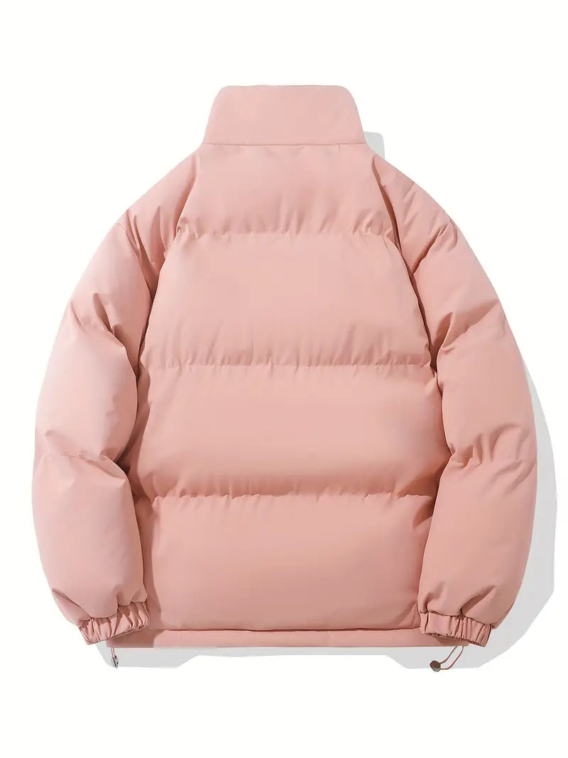 Men's Multi-Color Quilted Hooded Puffer Jacket for Fall and Winter
