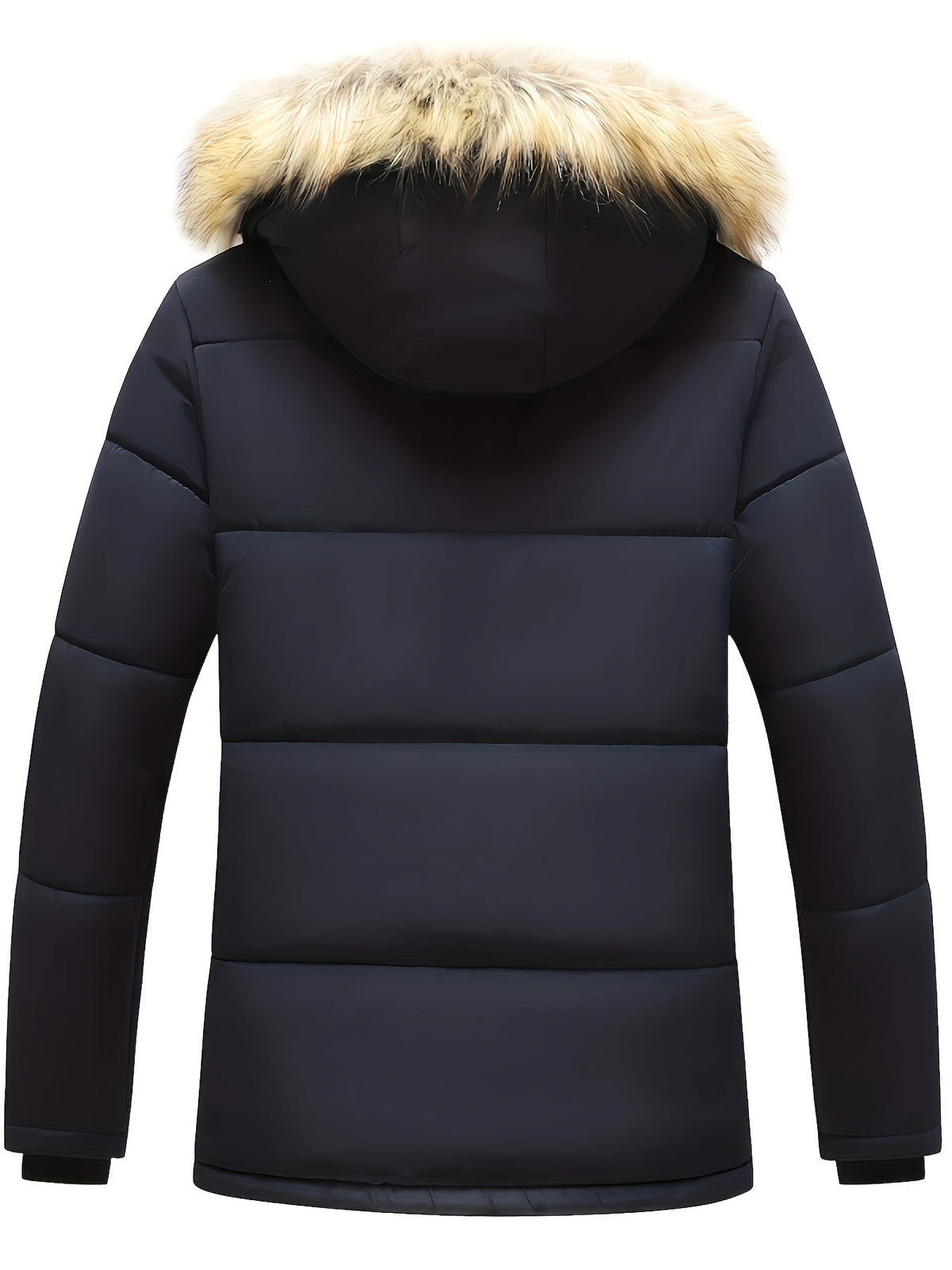 Men's Hooded Puffer Jacket for Warmth and Style for Daily Use
