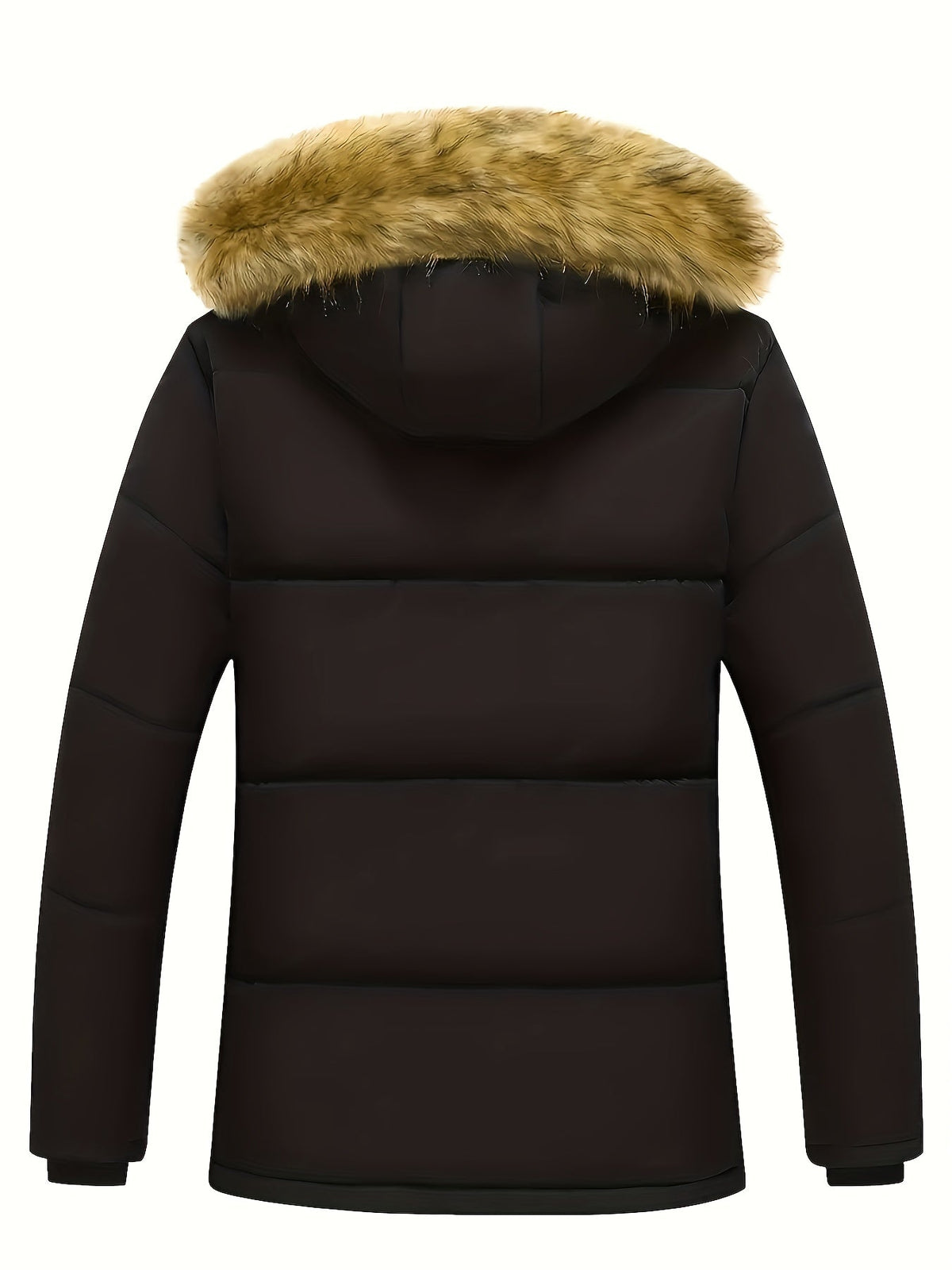 Men's Hooded Puffer Jacket for Warmth and Style for Daily Use
