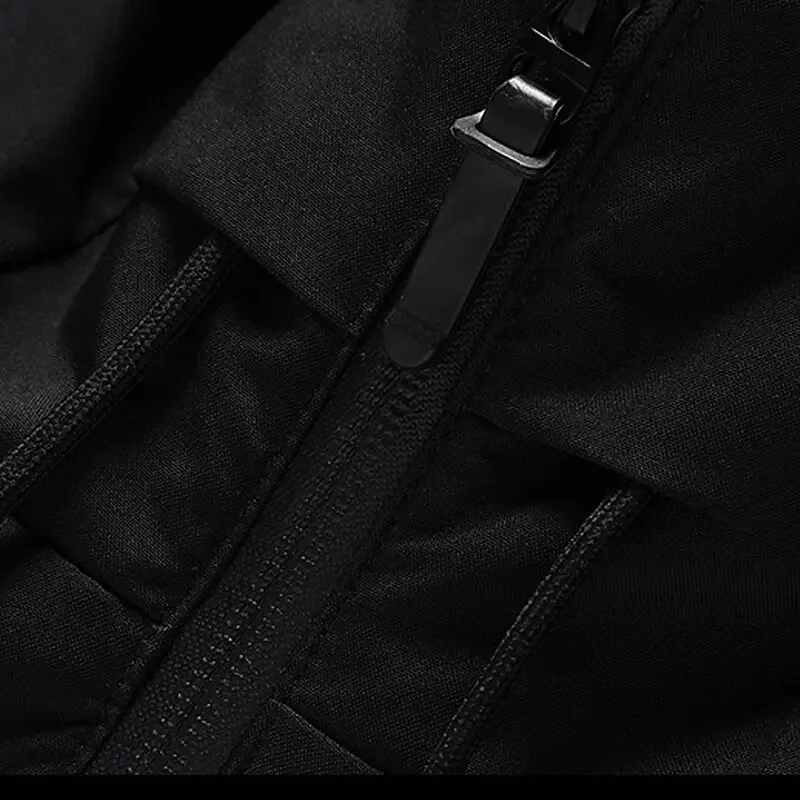 Men's Hooded Quilted Puffer Jacket for Fall and Winter Everyday Wear
