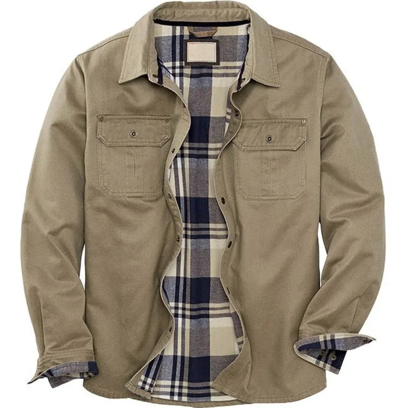 Men's Motorcycle Workwear Jacket for Independent Riders Grey