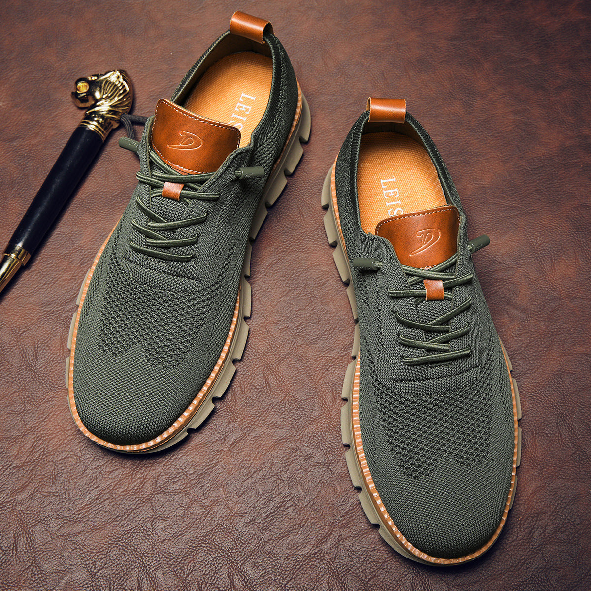 Men's Multi-Color Lace-Up Casual Sneakers for Everyday Comfort