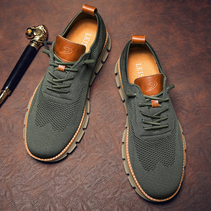 Men's Multi-Color Lace-Up Casual Sneakers for Everyday Comfort