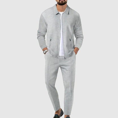 Men's Lightweight Sports Set – Trendy Zip-Up Jacket and Joggers