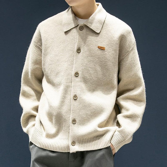 Men's Warm & Stylish Merino Fleece Jacket for Outdoor Comfort