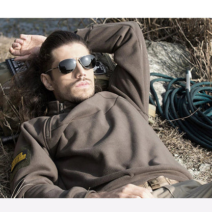 Men's Mock Neck Quarter Zip Sweater for Fall and Winter Everyday Wear