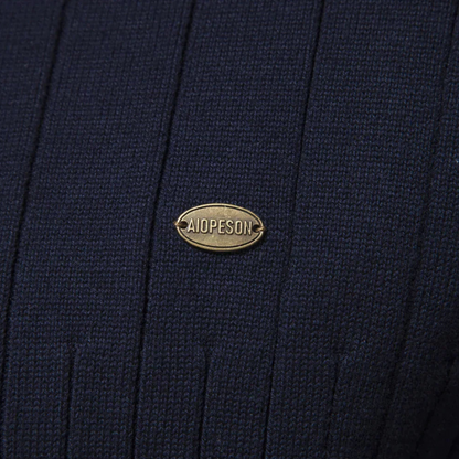 Men's Quarter-Zip Sweater for Fall and Winter Everyday Wear