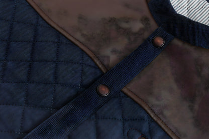 Men's Quilted Button-Down Jacket for Fall and Winter Everyday Wear