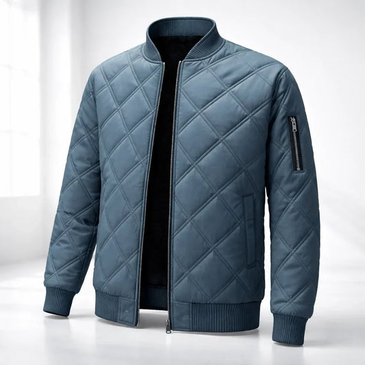 Men's Quilted Jacket – Stylish and Comfortable Outerwear Grey