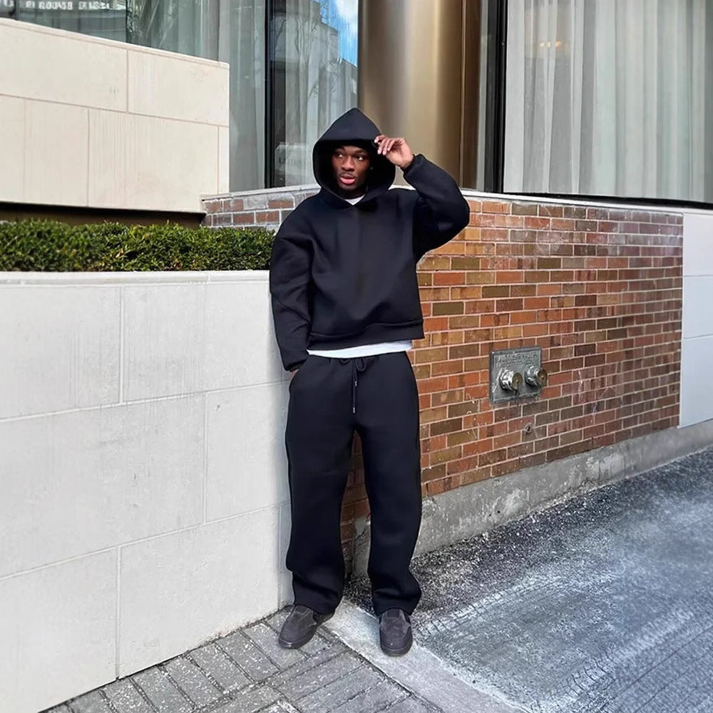 Men's Regular Fit Pullover Hoodie for Fall and Winter Everyday Wear