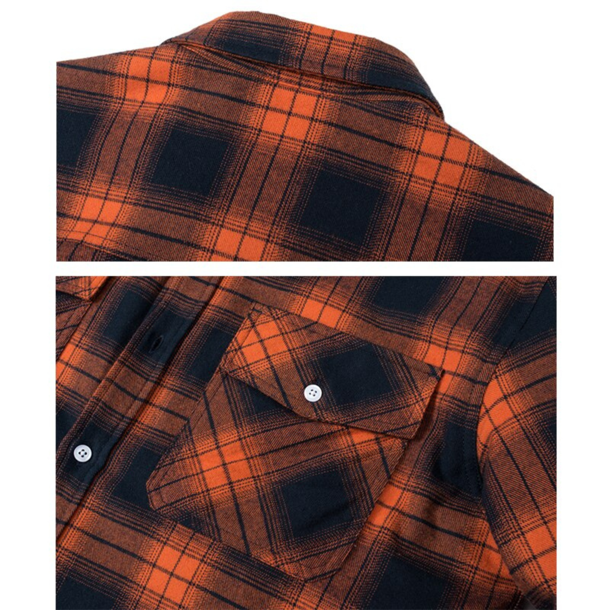 Men's Sherpa Lined Plaid Jacket for Fall and Winter Everyday Wear