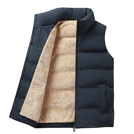 Men's Puffer Vest Jacket for Everyday Wear for Daily Use Navy