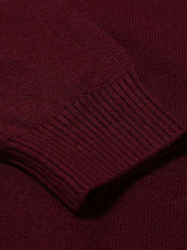 Men's Slim Fit Turtleneck Sweater for Fall and Winter Everyday Wear