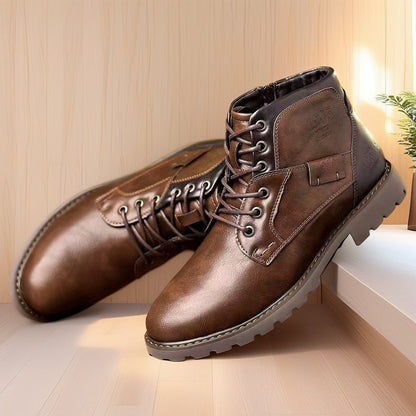 Men's Trendy Boots with Easy Zipper Closure for Daily Use