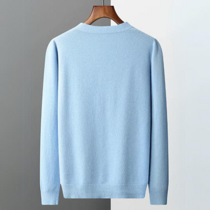 Men's V-Neck Button-Down Cardigan for Fall and Winter Everyday Wear