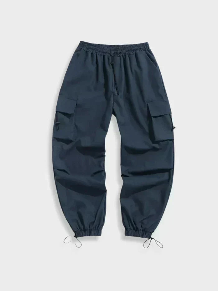 Men's Wide Leg Cargo Pants for Fall and Winter Everyday Wear