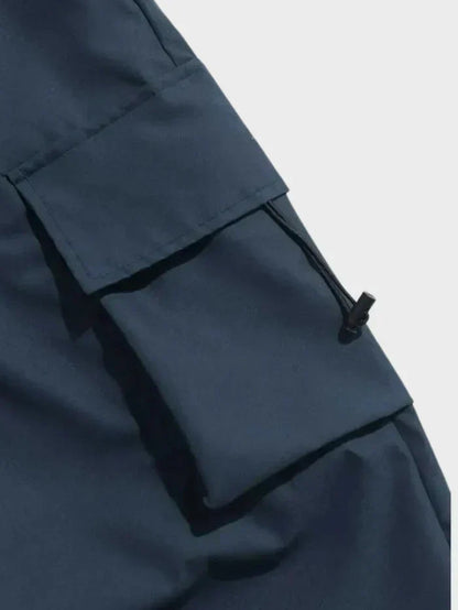 Men's Wide Leg Cargo Pants for Fall and Winter Everyday Wear