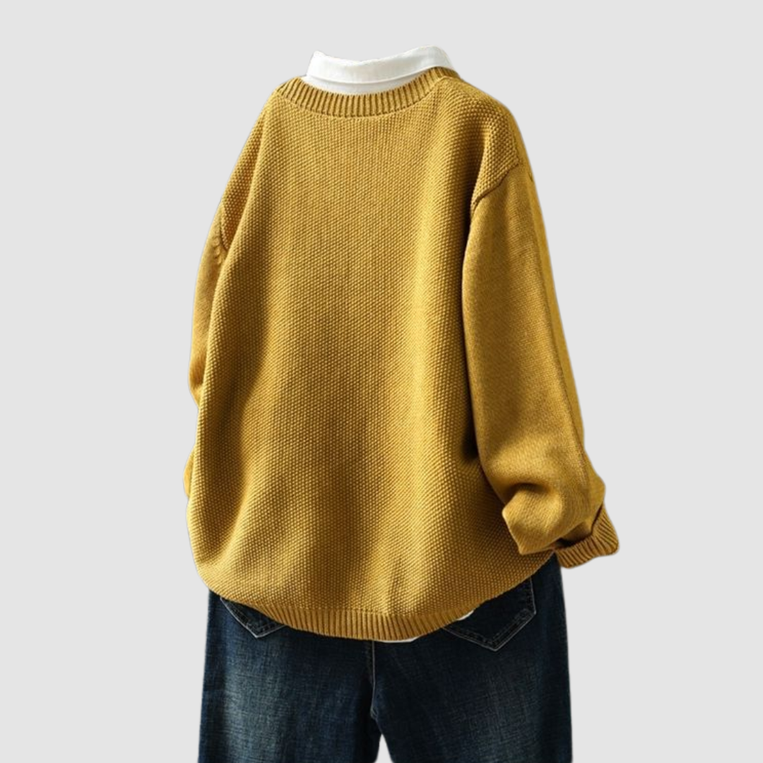 Women's Knit Cardigan with Pocket and Classic Button Closure