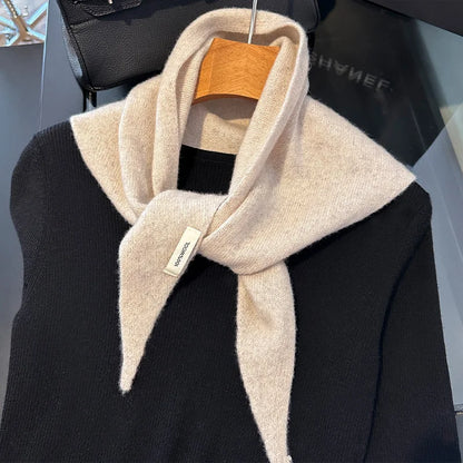Women's 100% Wool Long Winter Scarf - Warm Solid Shawl Wrap DB031-06 60x130cm