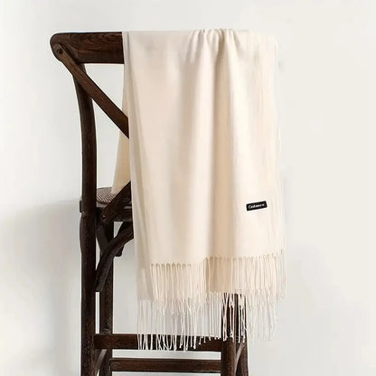 Women's Soft Cashmere Feel Pashmina Scarf for Travel and Winter