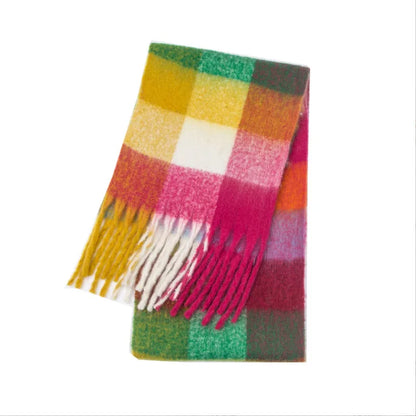 Women's Thick Warm Cashmere Scarf Shawl Wraps Pashmina Neckerchief 2202DS001-05 38x230cm