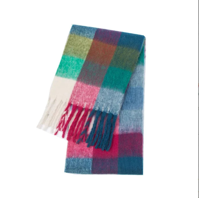 Women's Thick Warm Cashmere Scarf Shawl Wraps Pashmina Neckerchief WJ5673-27 38x230cm