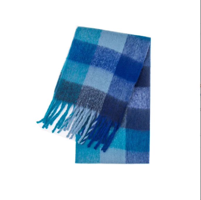 Women's Thick Warm Cashmere Scarf Shawl Wraps Pashmina Neckerchief 2202DS001-03 38x230cm